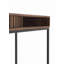 Aigne Solid Wood Top Metal Base Writing Desk