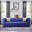 Vicenza Velvet Tufted Sofa Blue-50198484