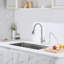 Évier de cuisine en acier inoxydable encastrable 33 po x l 19 po avec accessoires-122286268