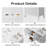 Laval 60" Double Sink Freestanding Bathroom Vanity with Engineered Marble Top-105275160-105275166