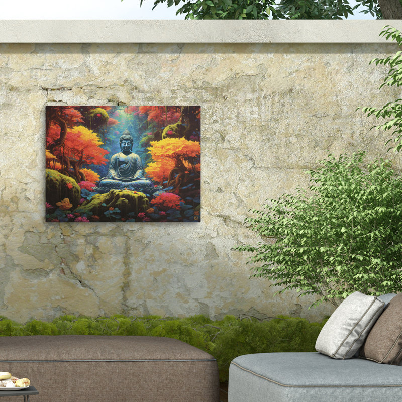 Toile pour l'extérieur Michael David Ward Peace, H 14 po x l 19 po