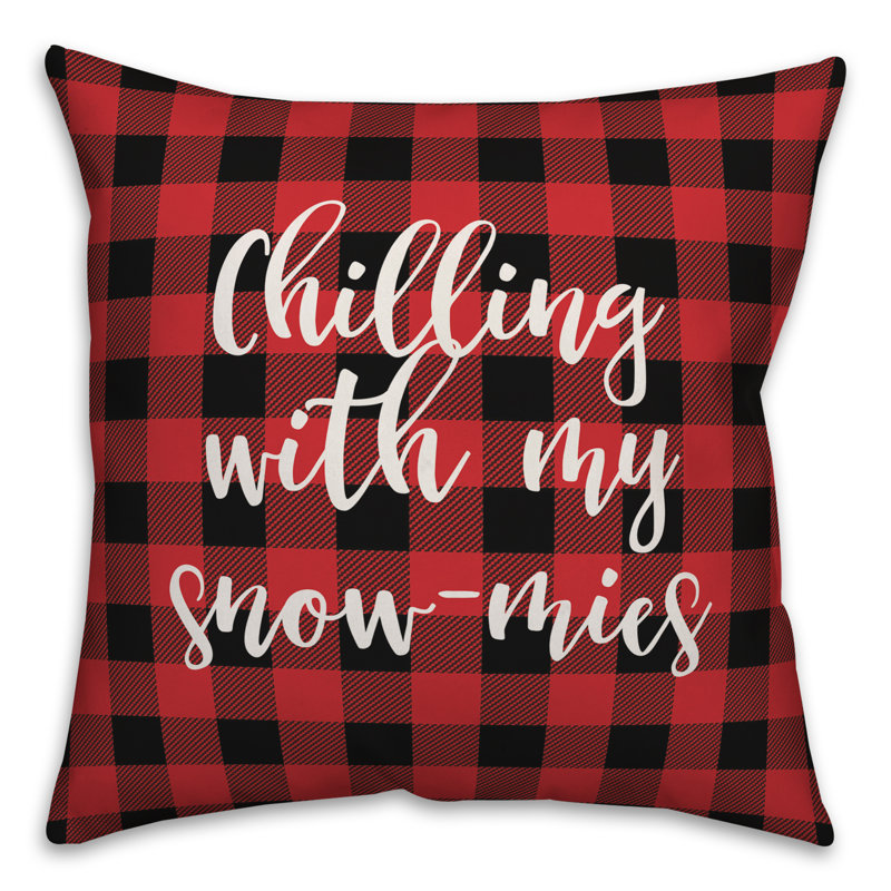  Coussin Snowmies in Buffalo, Housse de coussin