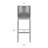 Avalon Metal Outdoor Stool-41553438