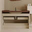 Meuble-lavabo flottant moderne avec plateau en faux marbre et lavabo encastré en céramique, fixation murale pour petites salles de bain et appartements-2111576205-2111576242