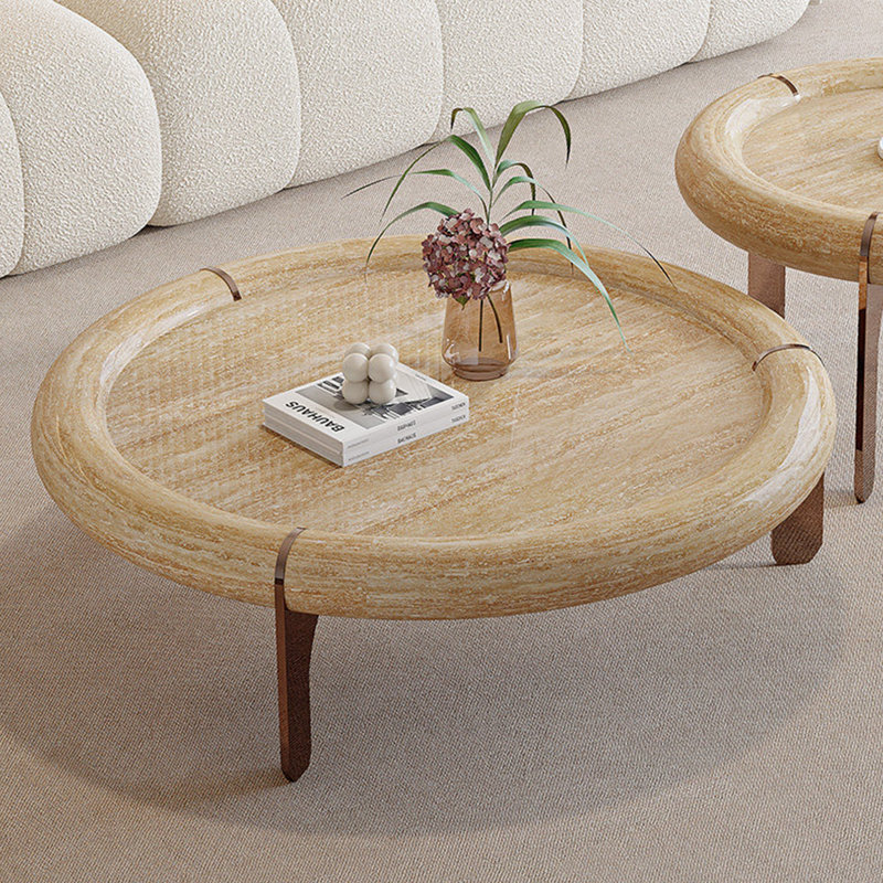 Table basse en pierre frittée