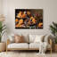 Dessert, fruits confits, art mural en métal brun-573447907
