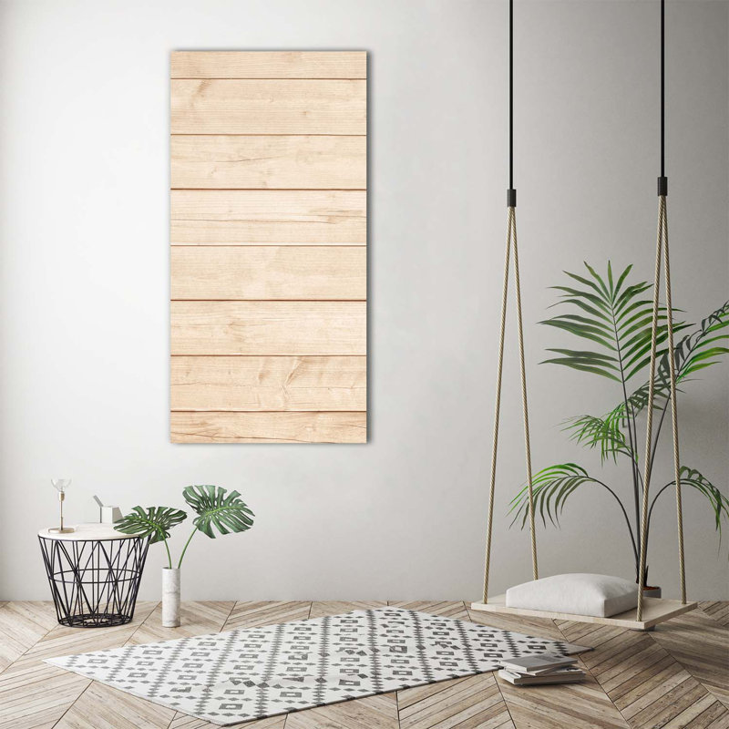 Wooden Background - Wrapped Canvas Print