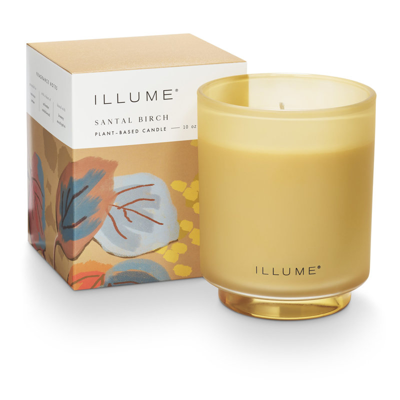 Bougie parfumée en verre bouleau Santal