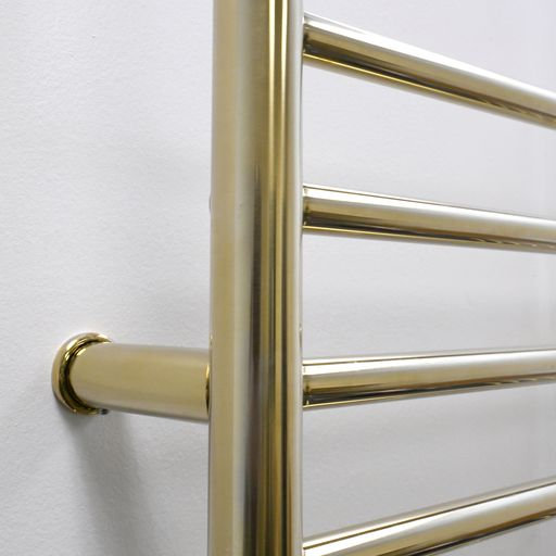 Wall Mount Electric Towel Warmer, Polished Gold