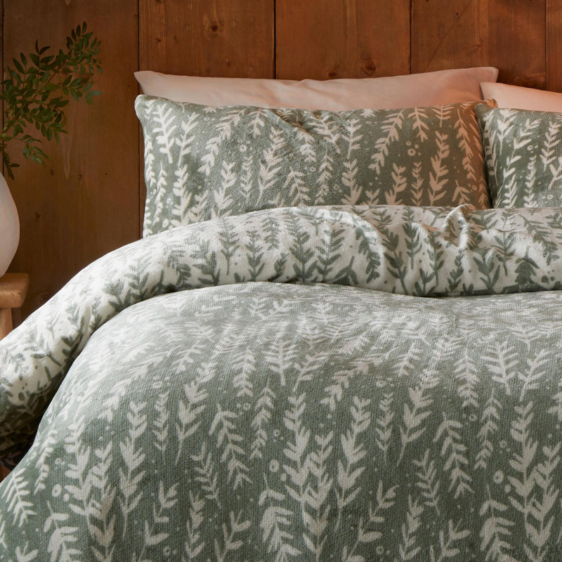 Polyester Floral Duvet Cover Set with Pillowcases Included, Single Duvet Cover + 1 Standard Pillowcase