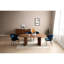 Petit bureau Mid-Century moderne en noyer