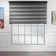 Zebra Blinds Window Dual Layer Roller Shades, Corded Horizontal Blind