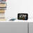Atomic Clock in Black with Alarm