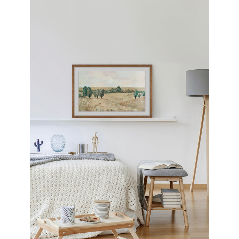 Blooming Fields 1 Piece Single Picture Frame Painting, 20cm H x 30cm W