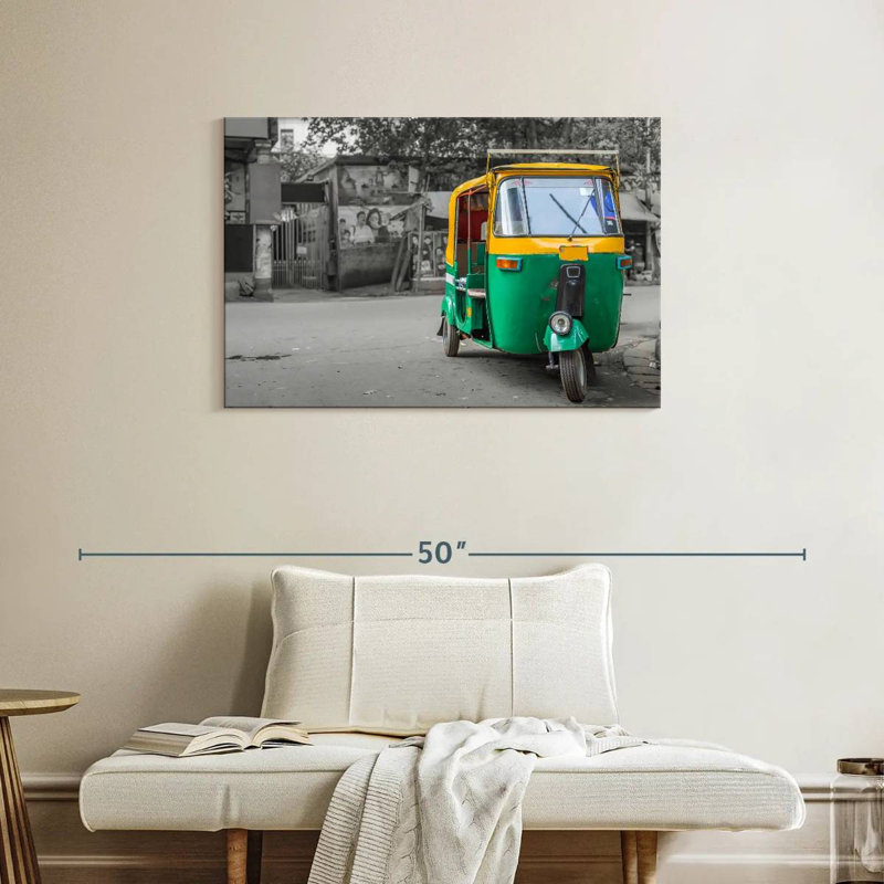Mehar Indian Rickshaw Pop, 24" H x 36" W