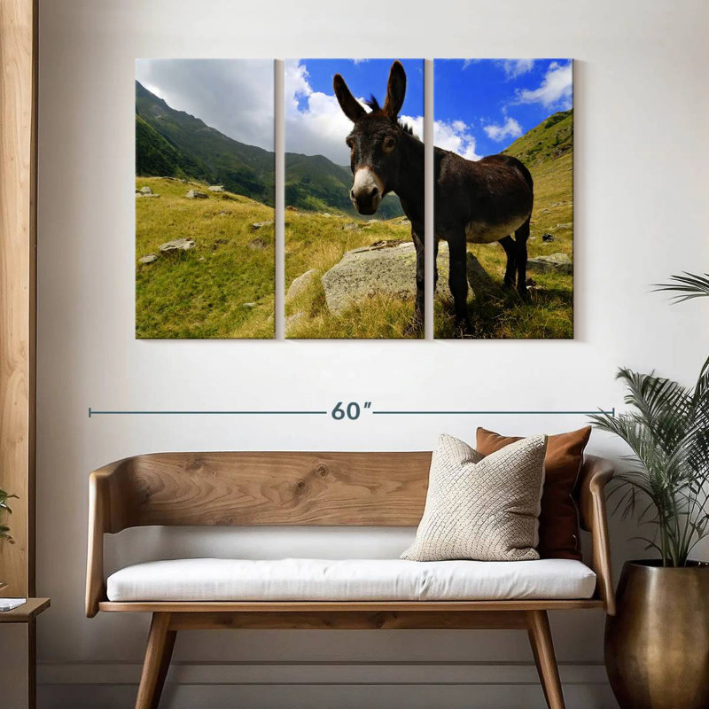 Brampt Wild Donkey, 32" H x 50" W