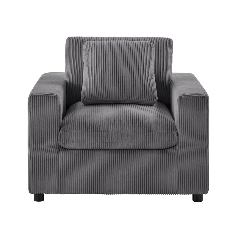 Fauteuil moderne, Gris anthracite