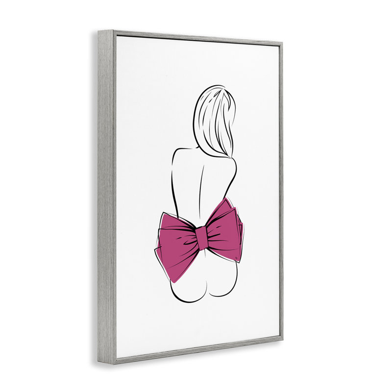 Giclée rose à motif d'arc rose, design par Martina Pavlova, Estampe numérique Farmhouse, H 18 po x l 12 po