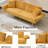 79" Corduroy Bed, Foldable Double With , Fit For Living Room & Small Spaces, Cozy And Textured Fabric, Stable Structure, Easy Installation Descriptions Folding Soft Velvet, Build, Steps-1401154560