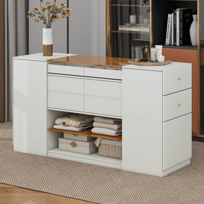 Display Shelf,6 Drawers,Multi-Functional Island For Walk-In-Wardrobe by Cosmic