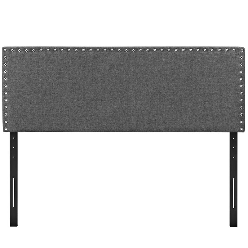 Modway Phoebe Queen Fabric Headboard, Gray