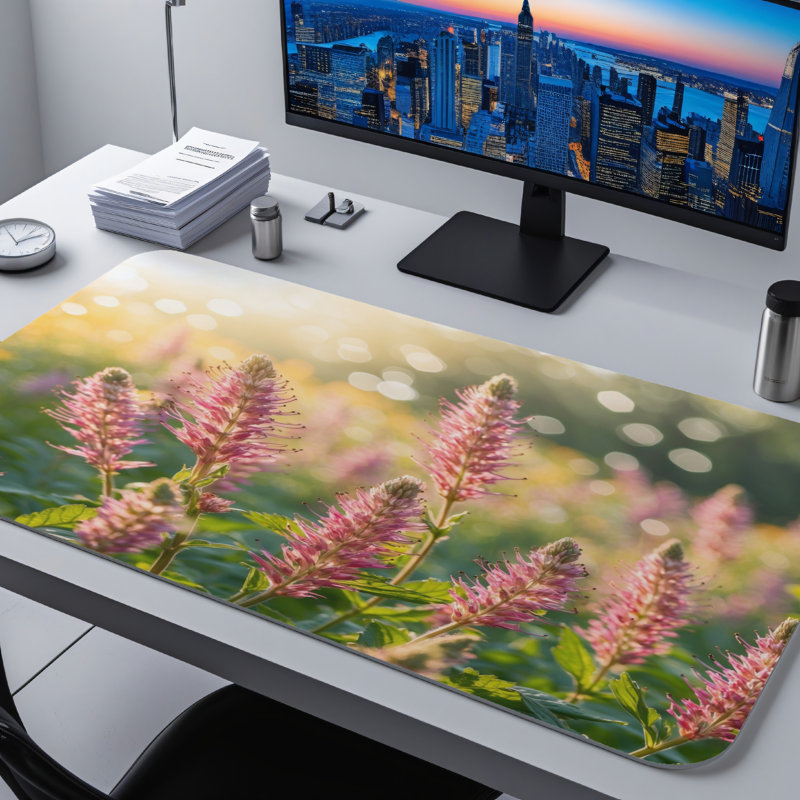Polyester Desk Pad, 31.5x15.5