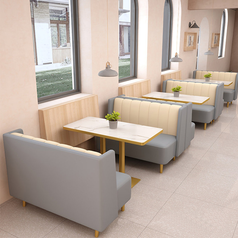 Banc rembourré en similicuir Michellee