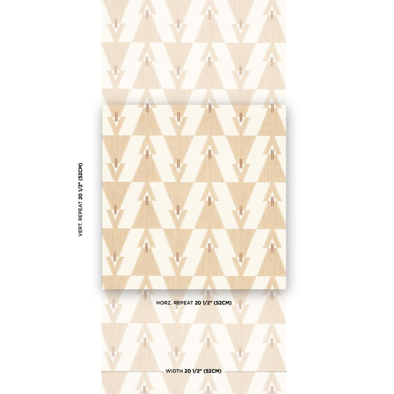 Papier peint Schumacher x A Rhum, Avoine