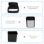 20 Liter Touchless Automatic Motion Sensor Waste Bin with Removable Inner Bucket, Stainless Steel Body, Dual Operation Modes and Compact Design, Chrome Finish