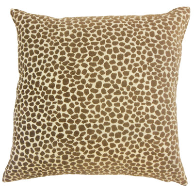 Meltem Animal Print Cotton Throw Pillow Cover