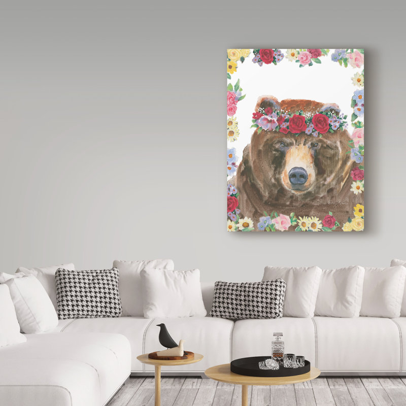 « fleur friends vii », art sur toile, H 19 po x l 14 po x P 2 po