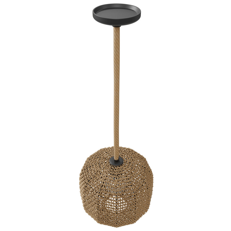 Malibu Natrual Hemp Rope Pendant