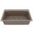 Karran Quartz 33'' X 22'' Single Bowl Top Mount Drop-in Kitchen Sink Kit-50597858
