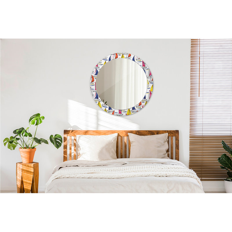 Huldar Glass Flat Wall Mirror
