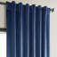 Rideaux en velours moelleux Matra pour chambre à coucher ‑ rideaux obscurcissants pour les fenêtres de salon, panneau simple-1636876328-1630843104