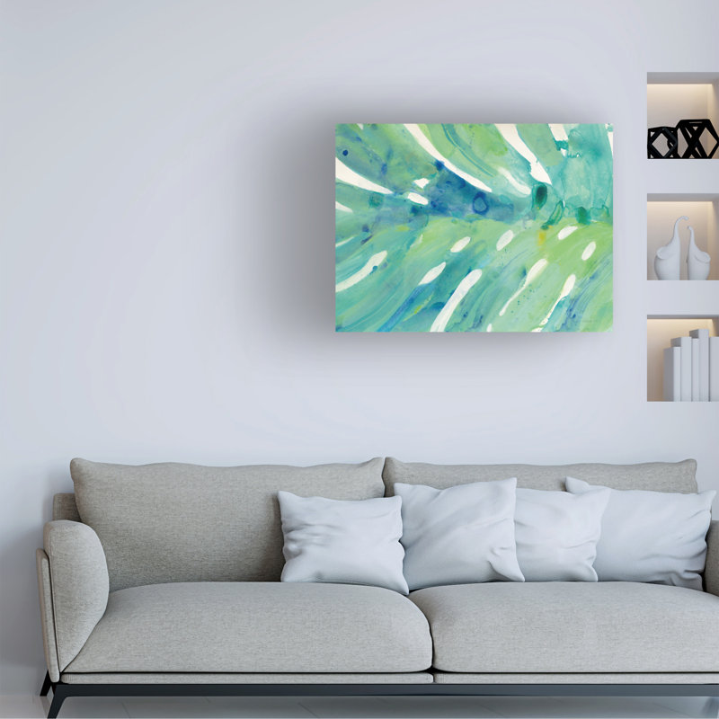«Tropical Delight» par Albena Hristova - peinture sur toile tendue, H 14 po x l 19 po x p 2 po