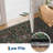 Washable Area Rug, Boho Floral Soft Rugs for Living Room, Non Slip Low Pile Carpet for Bedroom, Dining Room, Nursery, Hallway, Green-1575555106