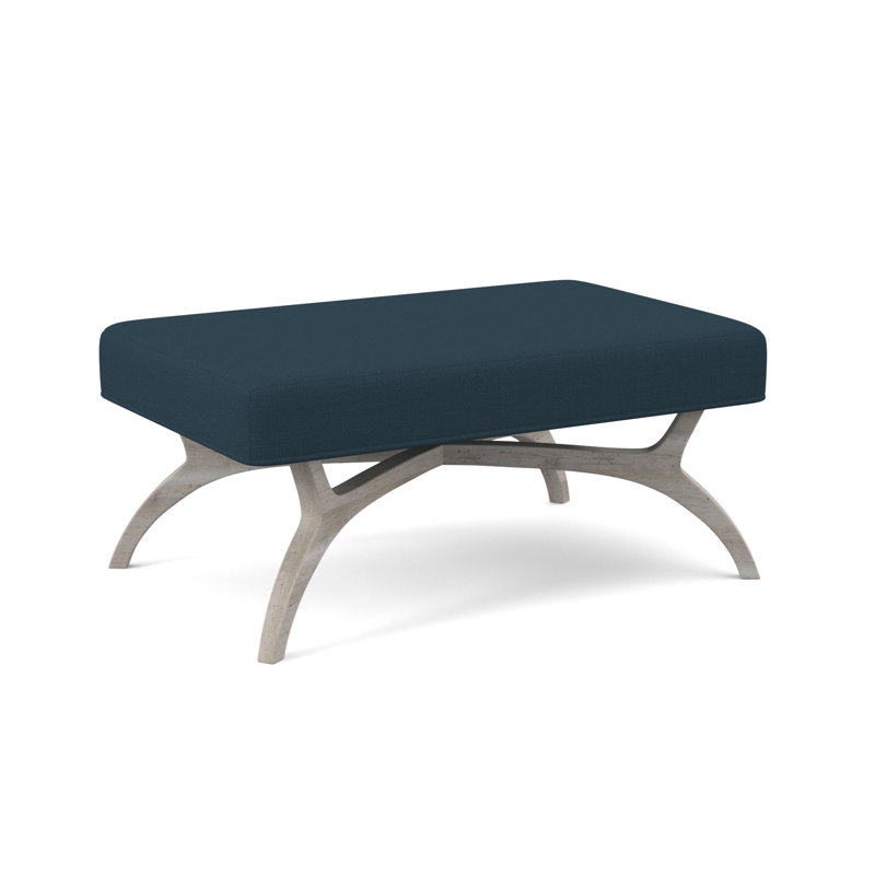 Ansel Upholstered Bench, Bisque, Margaret Lagoon