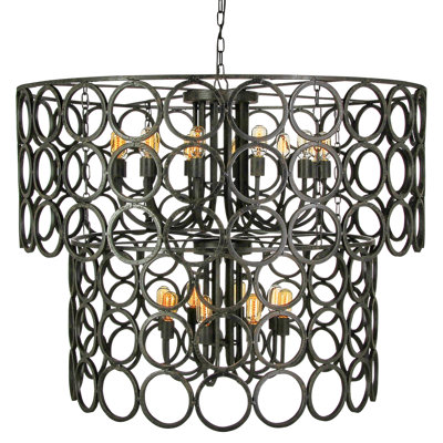 Milian 20 - Light Unique Tiered Chandelier