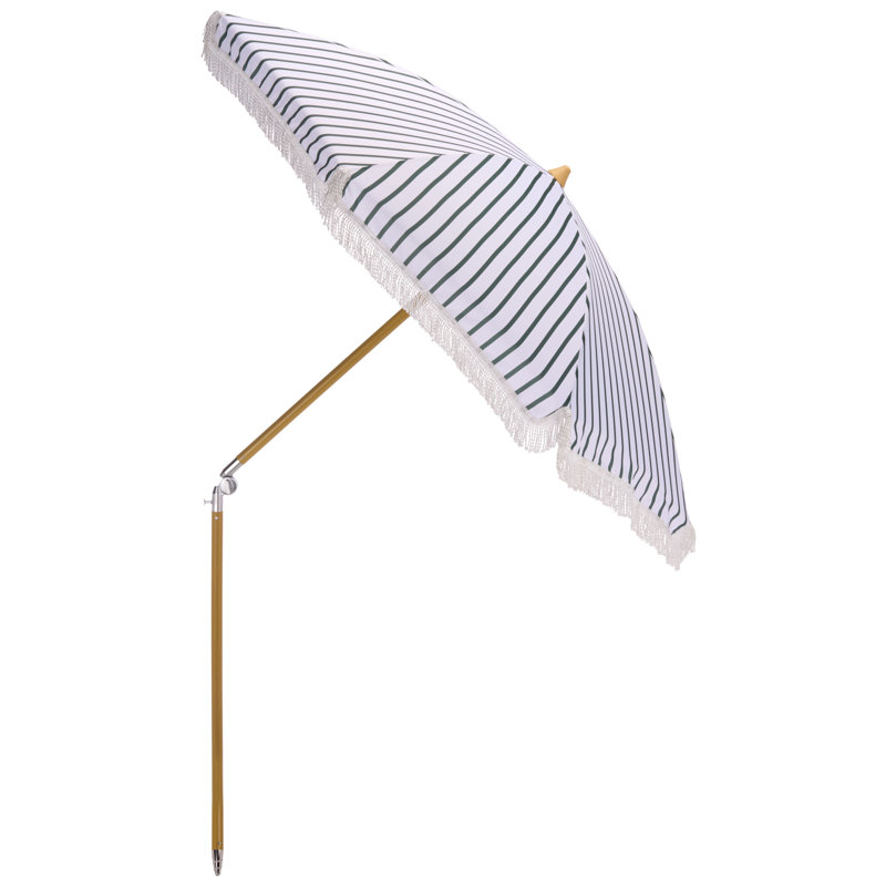 Parasol Bella Beach, Rayures vert forêt