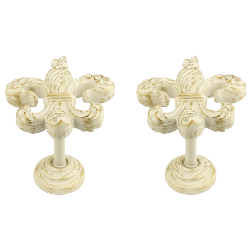 Retenue de rideau Aspacio Medallion, Blanc doré de France
