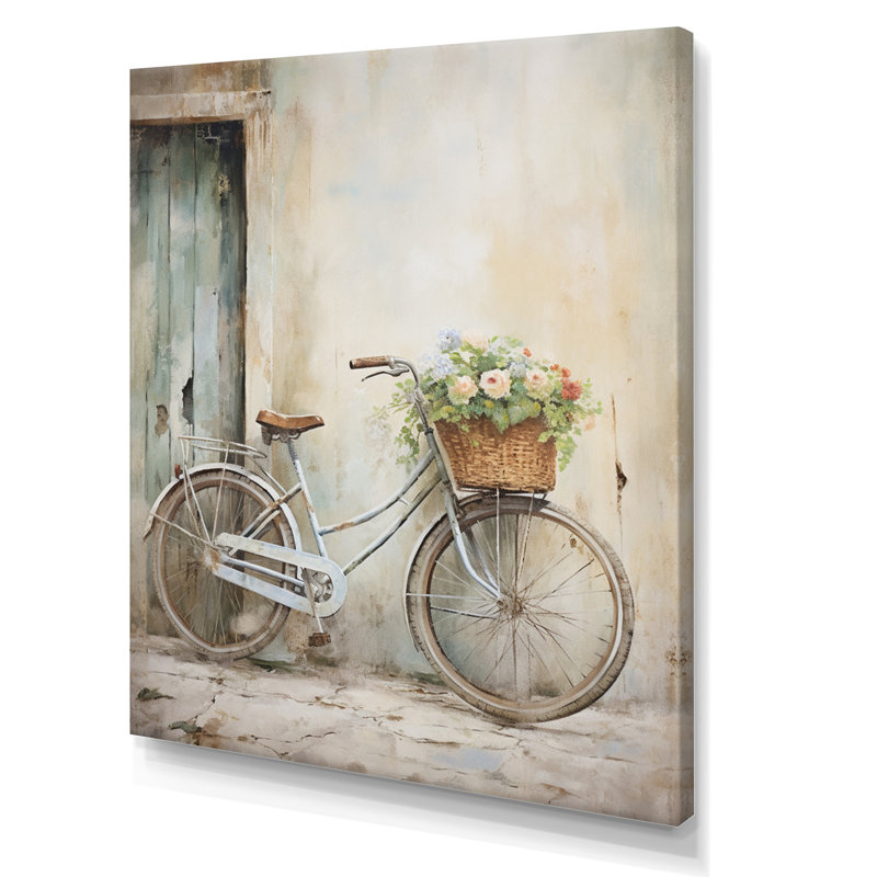 Bernet vélos Peaceful Rides II - impression, H 40 po x l 30 po x P 1,5 po, Toile tendue