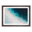 Cocoa Island Beach in Abstract - Picture Frame Graphic Art Print-55684712-55684711