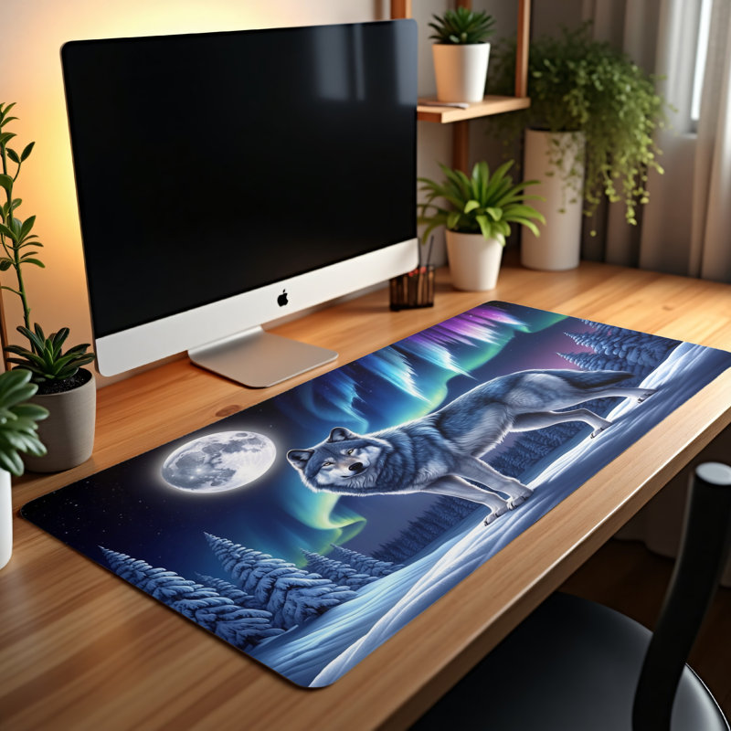 Polyester Desk Pad, 31.5x15.5