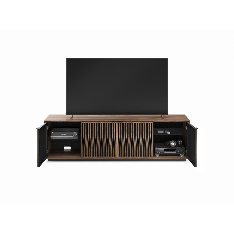 Elements - Cabinet with Rolling Plinth Base - Constellation Door, Natural Walnut