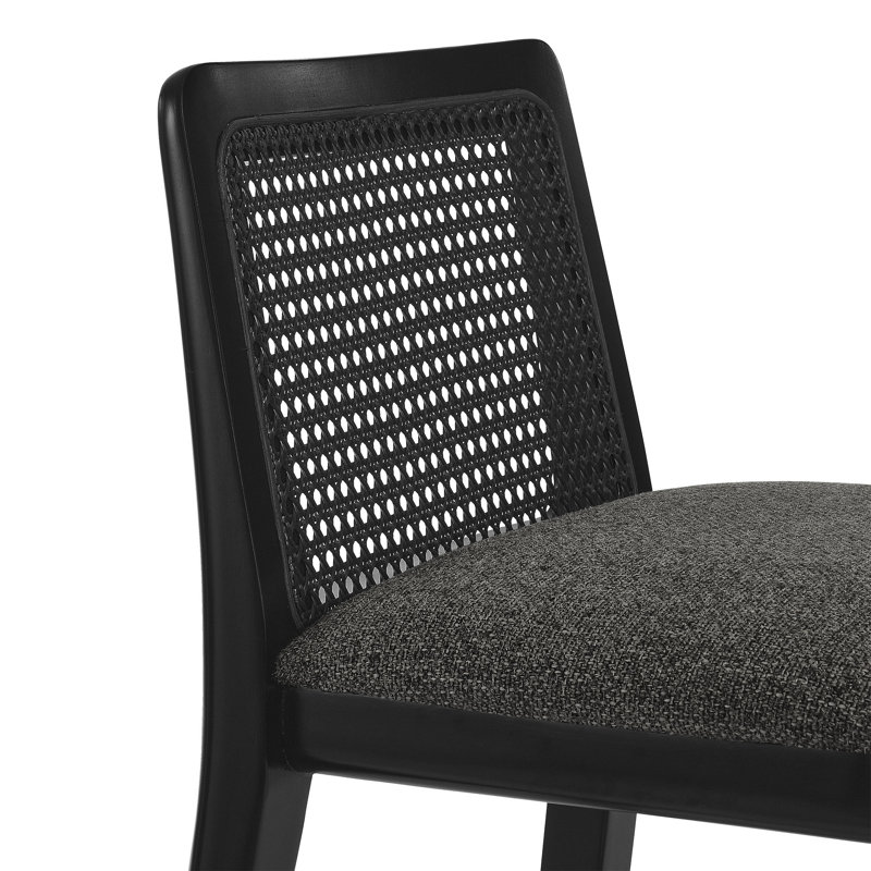 Tabouret de bar Monarch, Gris / noir