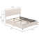 Queen Size Bedroom Set Upholstered Bed Frame With With Charging Station, Nightstand Set Of 2 With Storage