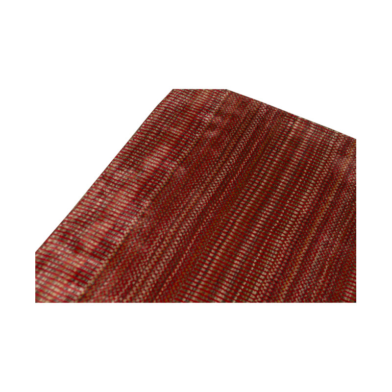 Damask Hand Woven Wool Striped Area Rug