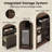 Adonia 71"W - Electric Height Adjustable Standing Desk Modern Executive Office Desk With Privacy Panel, Charging Station, 3 Drawers, Adjustable Shelves And AC/USB For Home Office And Commercial Use-732828679