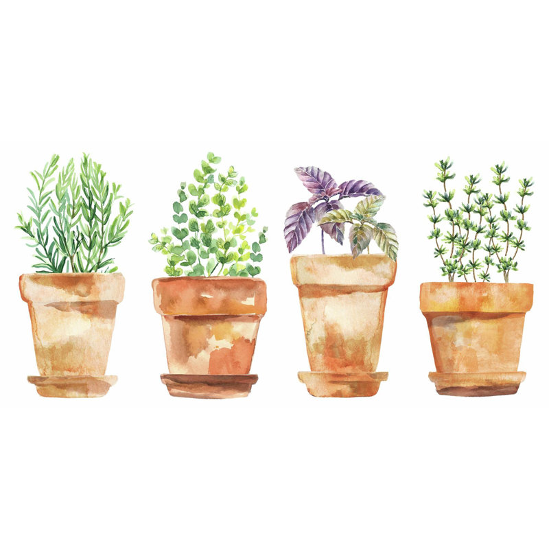 Plants & Flowers Non-Wall Damaging Wall Decal